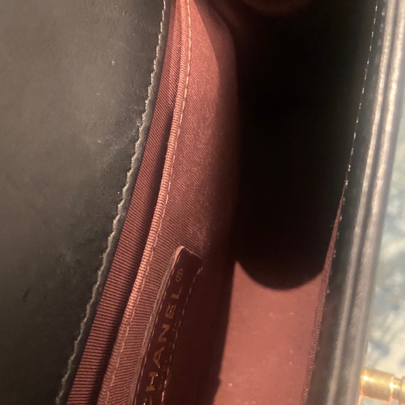 Authentic Chanel Mix Chevron boy bag medium - Picture 8 of 10